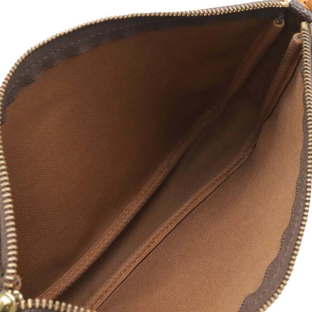 LOUIS VUITTON Authentic Brown Monogram Pochette Mini Bag - Picture 8 of 10
